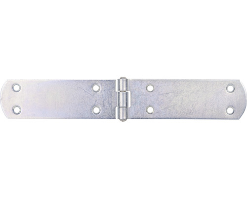 Französisches Kistenband 250x40 mm galv. verzinkt, dickschichtpassiviert 1 Stück Scharnierband aus Metall mit Befestigungslöchern