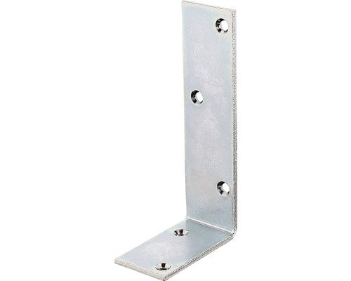 Cornière pour solive 75 x 150 x 40 mm galvanisée, passivation couche épaisse 1 pièce Équerre de fixation métallique avec trous de fixation