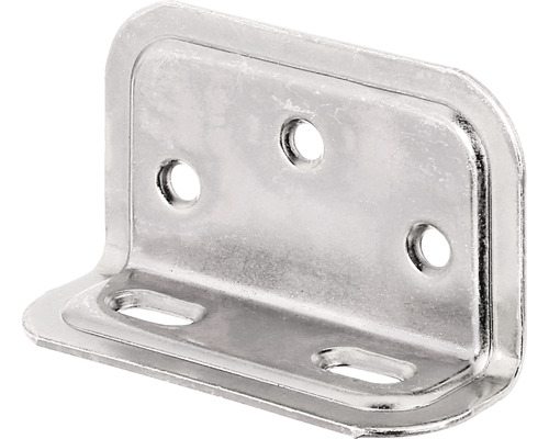 Breitwinkel geprägt 70x40x25 mm galv. verzinkt, dickschichtpassiviert 1 Stück Winkelverbinder aus Metall mit Befestigungslöchern