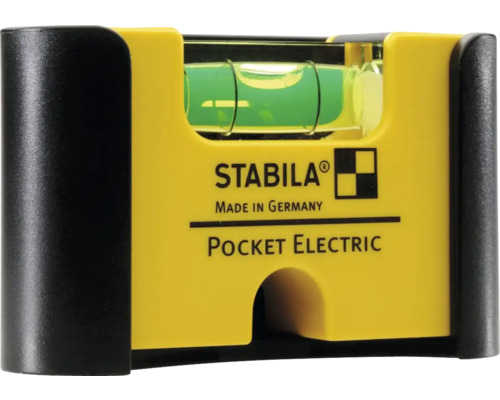 Niveau à bulle d'électricien Stabila type 101 Pocket electric, 7 cm