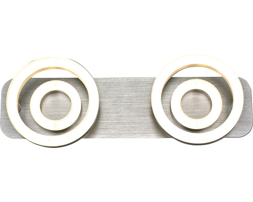 LED-Wandleuchte mit zwei runden Leuchten