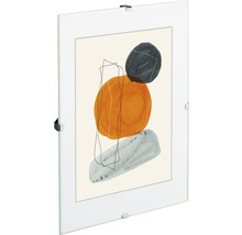 Cadre photo sans bordure verre anti-reflet 40x50 cm