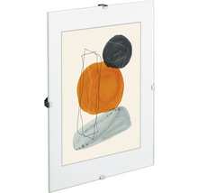 Cadre photo sans bordure verre anti-reflet 15x21 cm (DINA5)