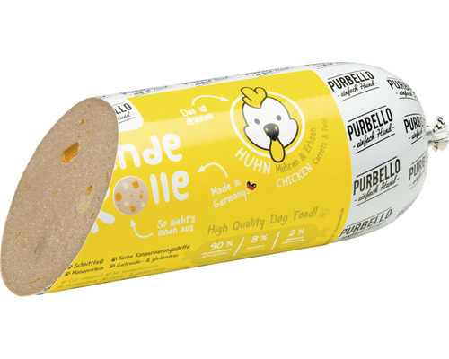 PurBello Rouleau pour chien au poulet, un aliment de qualité pour chiens.