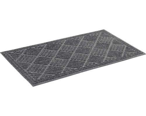 Paillasson Eco Contures gris clair 45x75 cm