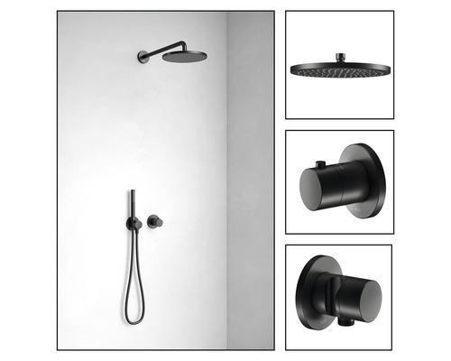 Robinet de douche KEUCO IXMO Sets Black Selection noir mat certifié DVGW 59602370001