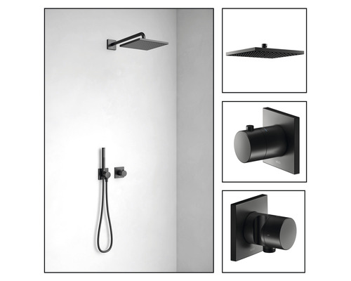 Robinet de douche KEUCO IXMO Sets Black Selection noir mat certifié DVGW 59602370002