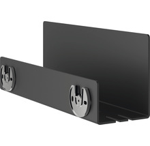 Étagère murale noire avec fixation