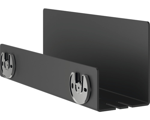 Étagère murale noire avec fixation