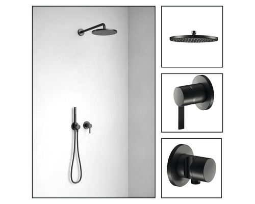 Robinet de douche KEUCO IXMO SETS BLACK SELECTION homologué DVGW noir mat 59603370001