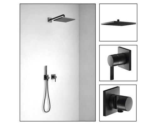 Robinet de douche KEUCO IXMO SETS BLACK SELECTION homologué DVGW noir mat 59603370002