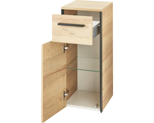 Meuble de salle de bain avec tiroir et porte