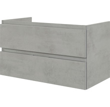 Waschtischunterschrank Pelipal Xpressline 4035 BxHxT 86 x 48,2 cm x 43,5 cm Frontfarbe grau 4035.038602