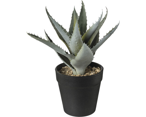 Plante artificielle Aloe dans un pot hauteur : 20 cm vert