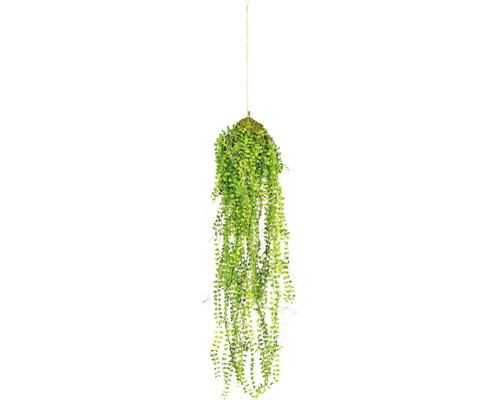 Plante artificielle plante à petites feuilles retombante hauteur : 70 cm vert