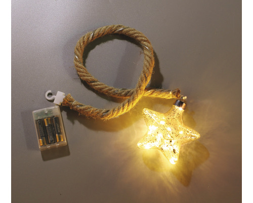 Dekoratives Sternenlicht mit Seil und Batteriepack