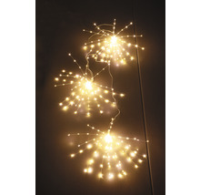 Guirlande lumineuse avec plusieurs lumières LED disposées en forme d''étoile
