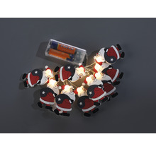 Weihnachtsbeleuchtung mit Weihnachtsmannmotiven und Batteriebetrieb