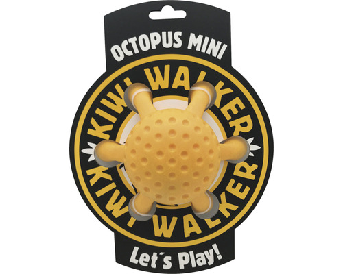 Jouet pour chien Kiwi Walker Octopus Mini sur l''emballage