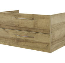 Waschtischunterschrank Pelipal Xpressline 4035 BxHxT 86 x 48,2 cm x 43,5 cm Frontfarbe eiche riviera 4035.478601
