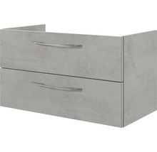 Waschtischunterschrank Pelipal Xpressline 4035 BxHxT 86 x 48,2 cm x 43,5 cm Frontfarbe grau 4035.038601