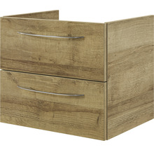 Waschtischunterschrank Pelipal Xpressline 4035 BxHxT 56 x 48,2 cm x 43,5 cm Frontfarbe eiche riviera 4035.475601