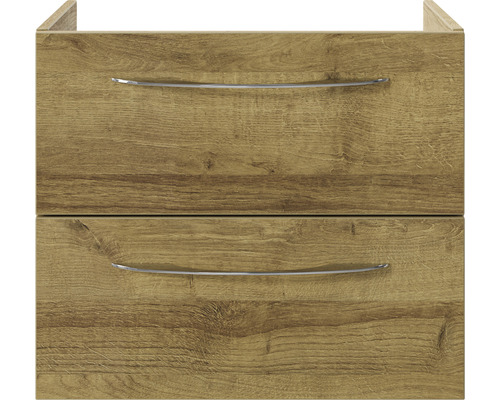 Waschtischunterschrank Pelipal Xpressline 4035 BxHxT 56 x 48,2 cm x 43,5 cm Frontfarbe eiche riviera 4035.475601