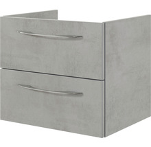 Waschtischunterschrank Pelipal Xpressline 4035 BxHxT 56 x 48,2 cm x 43,5 cm Frontfarbe grau 4035.035601