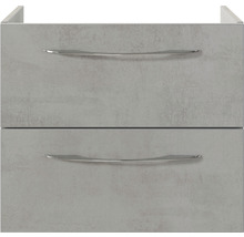 Waschtischunterschrank Pelipal Xpressline 4035 BxHxT 56 x 48,2 cm x 43,5 cm Frontfarbe grau 4035.035601