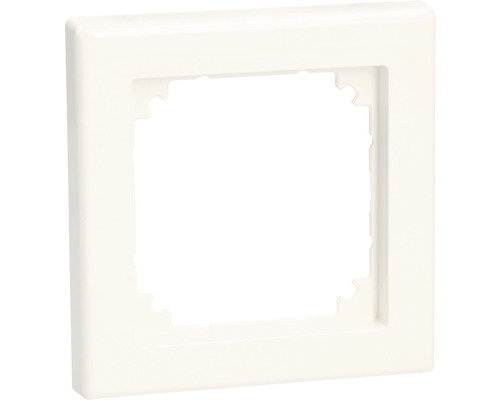 Plaque d'interrupteur simple Merten 478119 System M blanc polaire brillant