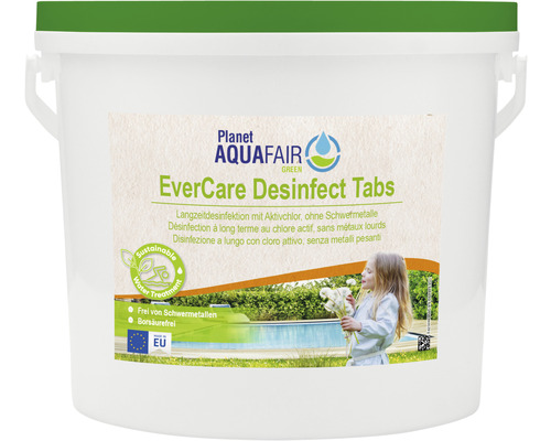 Produit chimique de désinfection à long terme pour piscine AquaFair 2,5 kg
