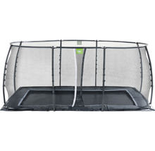 Rechteckiges Gartentrampolin mit Sicherheitsnetz