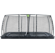 Rechteckiges Gartentrampolin mit Sicherheitsnetz