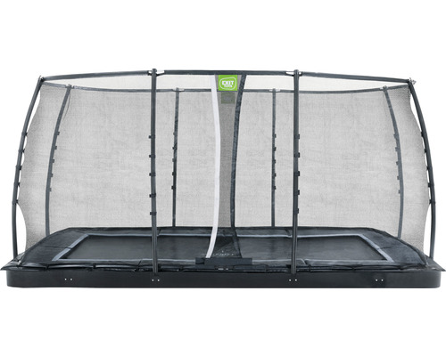 Rechteckiges Gartentrampolin mit Sicherheitsnetz