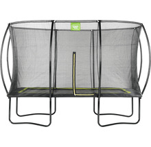Trampoline de jardin rectangulaire avec filet de sécurité
