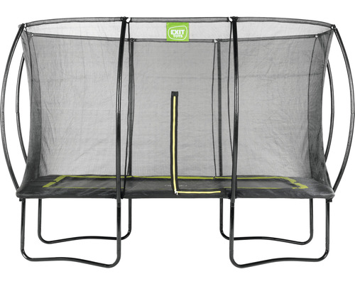 Rechteckiges Gartentrampolin mit Sicherheitsnetz