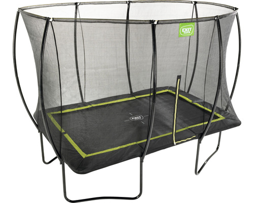 Rechteckiges Trampolin mit Sicherheitsnetz