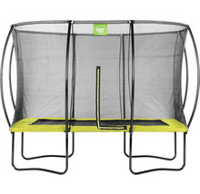 Trampoline rectangulaire avec filet de sécurité pour l''extérieur