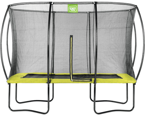 Trampoline rectangulaire avec filet de sécurité pour l''extérieur