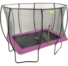 Trampoline de jardin rectangulaire avec filet de sécurité