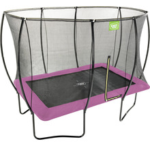 Trampolin EXIT Silhouette mit Sicherheitsnetz 244x366 cm rosa
