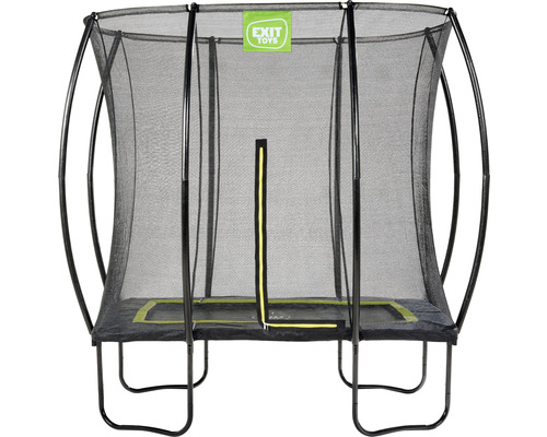 EXIT Silhouette Trampolin mit Sicherheitsnetz 254 x 153 cm schwarz