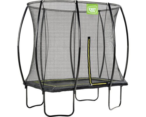 Trampoline de jardin rectangulaire avec filet de sécurité