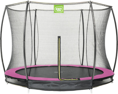 Trampoline de jardin rond avec filet de sécurité