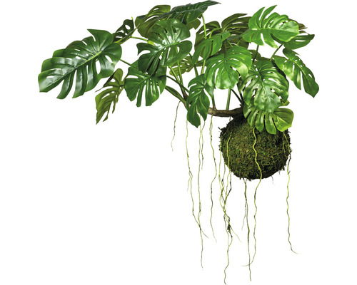 Plante artificielle Splitphilodendron hauteur : 80 cm vert