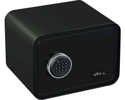 Coffre-fort à poser Basi mySafe 350 noir avec serrure électronique