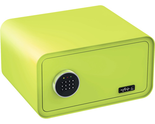 Coffre-fort à poser Basi mySafe 430 vert avec serrure électronique