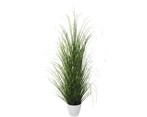 Plante artificielle touffe d'herbes dans un pot hauteur : 120 cm vert