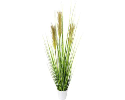 Plante artificielle touffe d'herbes hauteur : 80 cm vert