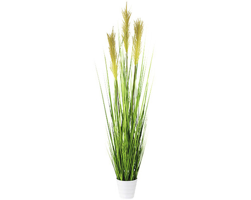 Plante artificielle touffe d'herbes hauteur : 95 cm vert